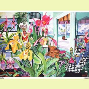 753-Orchids Interior - Raffia