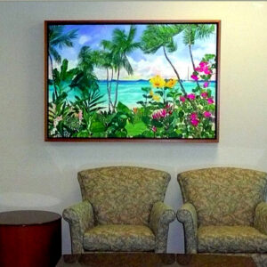 Sailboat Beach Original Oil Commissioned 36"x54"