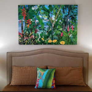 Summer Blooms Hand-Signed Giclee on Canvas 40"x60"