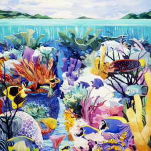 Underwater Majesty Original Commissioned Oil 5ft x 4ft
