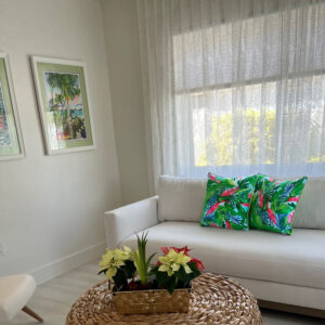 Pink Gingers  Pillows at Esperanzas - 18" x18"