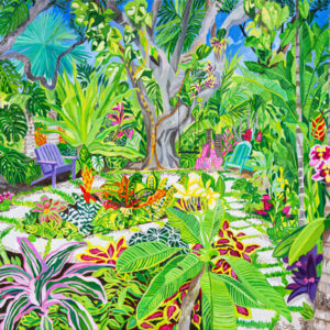 Stepping Into the Wonder Commission Oil Painting 32"x54"